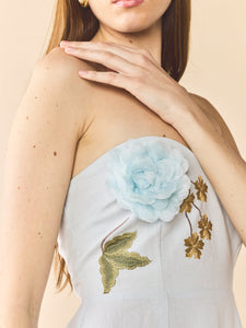 Anais Dress in Lotus Garden Blue