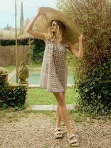 Vanessa Mini Dress in Poppy Fields Floral