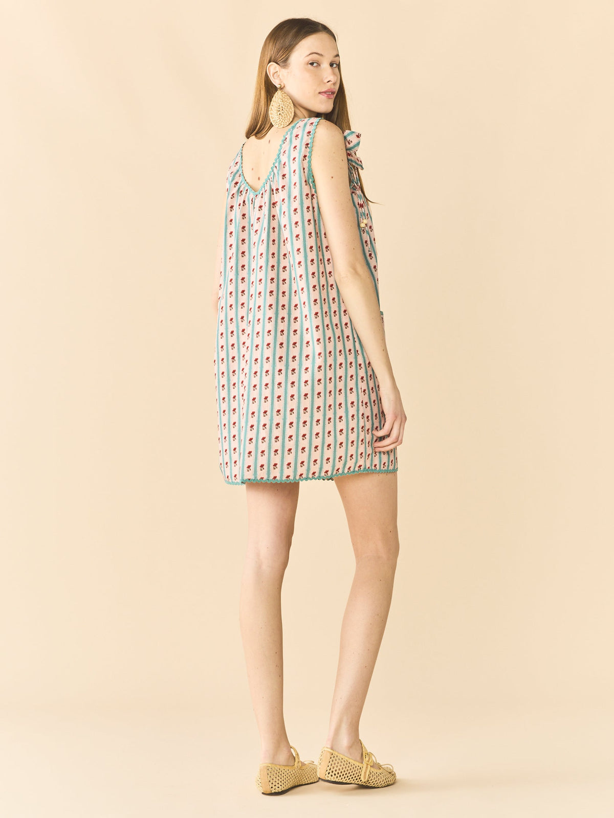 Vanessa Mini Dress in Poppy Fields Floral