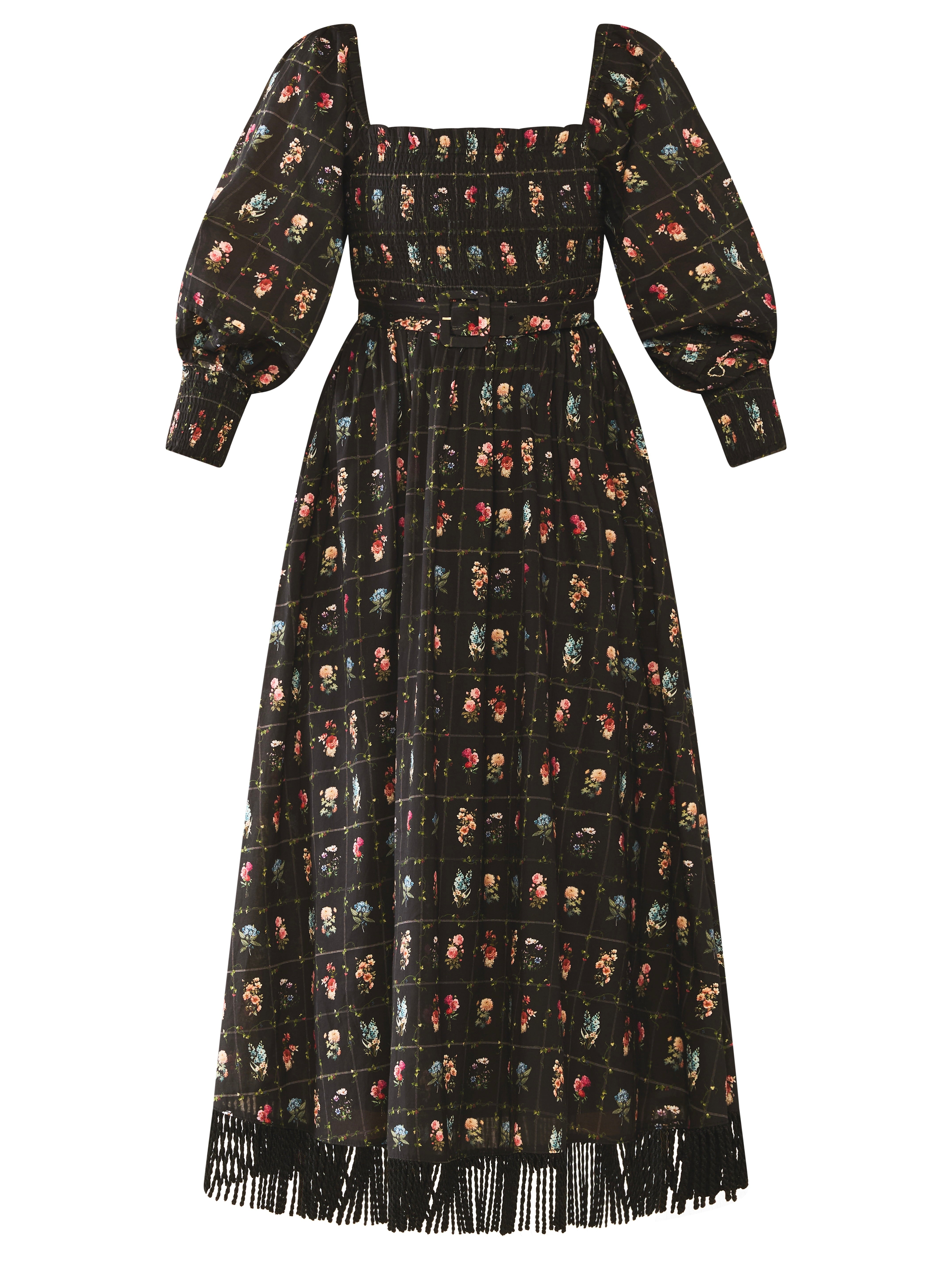 Jocelyn Dress in Florence Black Floral