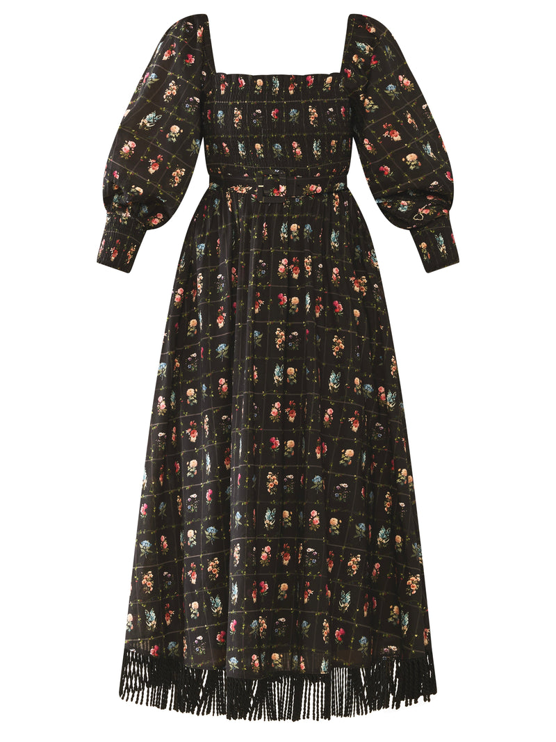 Jocelyn Dress in Florence Black Floral