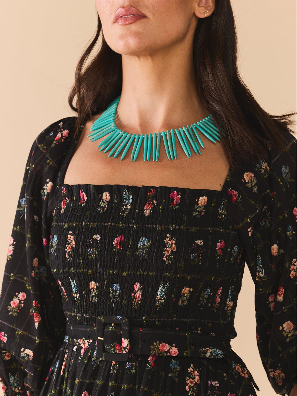 Jocelyn Dress in Florence Black Floral
