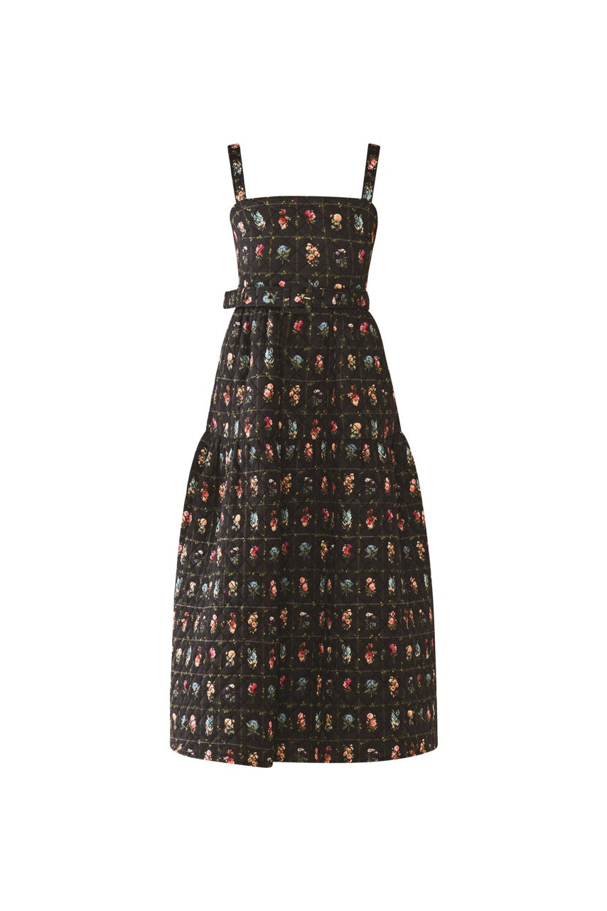 Willa Dress in Florence Black Floral