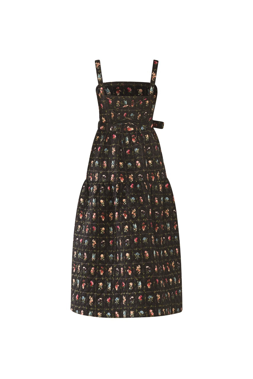 Willa Dress in Florence Black Floral