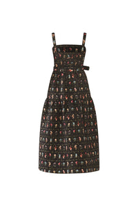 Willa Dress in Florence Black Floral