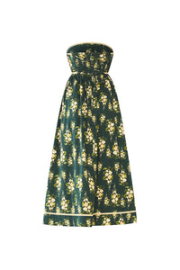 EDDY x Mckenzie Depinto Mimi Dress in Deep Green & Floral