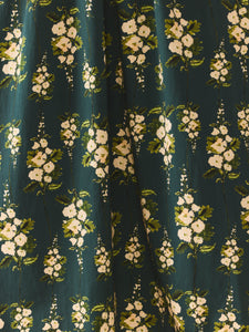 EDDY x Mckenzie Depinto Mimi Dress in Deep Green & Floral