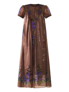 Kelly Dress x Larsen McDowell in Espresso