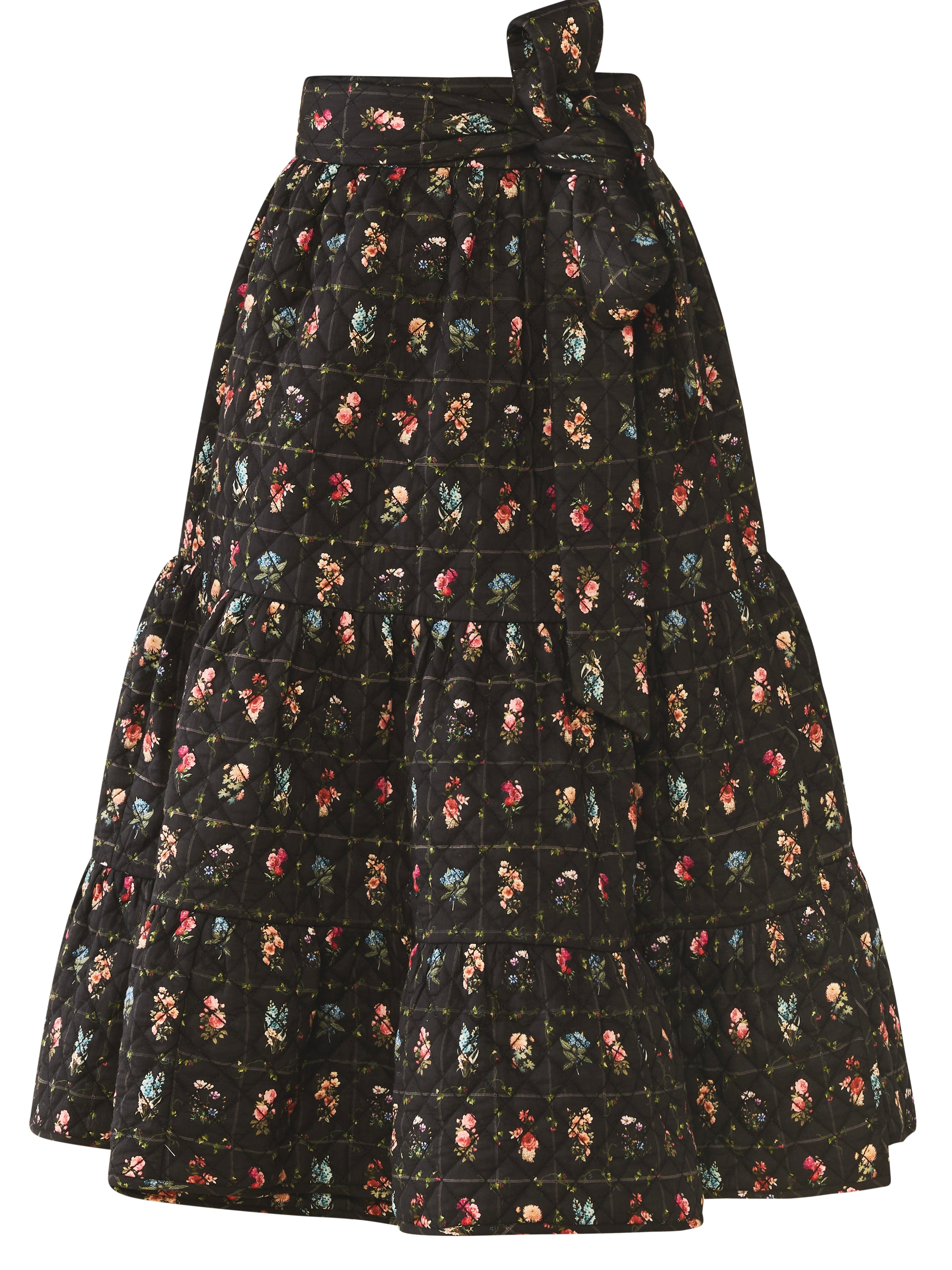 Celine Skirt in Florence Black Floral