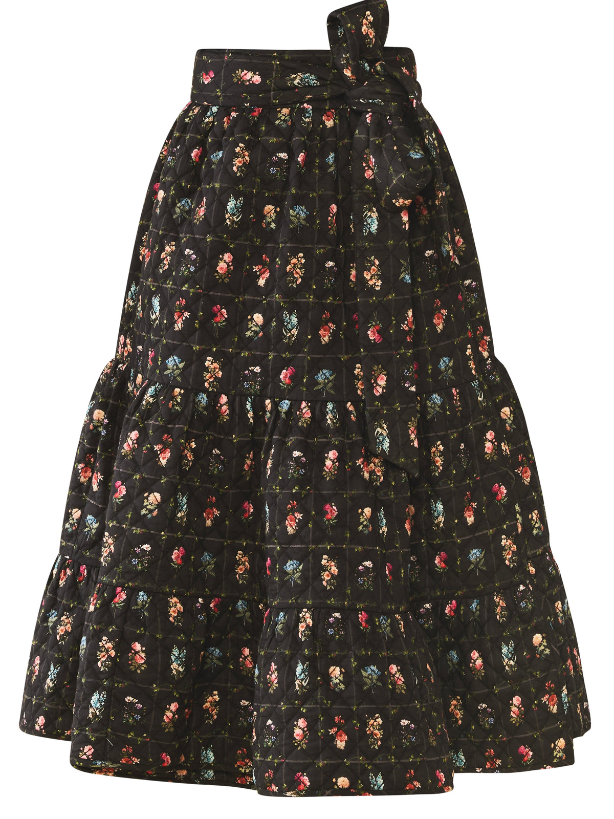 Celine Skirt in Florence Black Floral