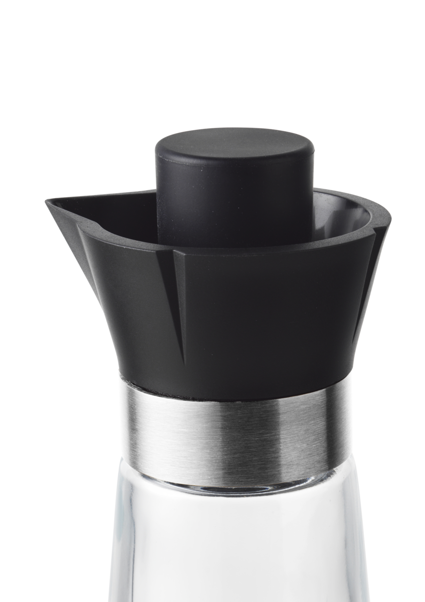 Grand Cru Oil And Vinegar Bottles in Black/Steel