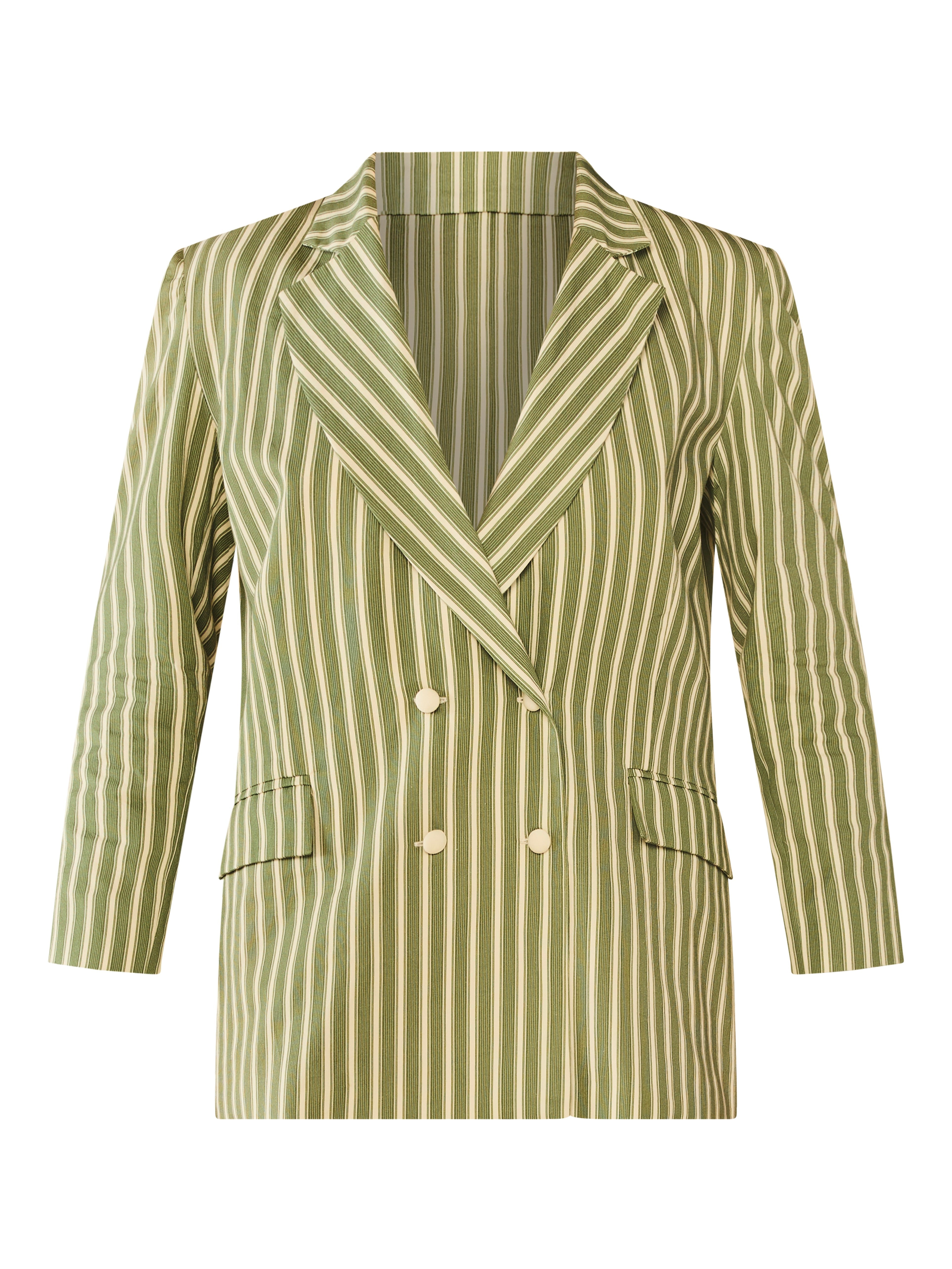 Meredith Blazer in Meadow Stripe