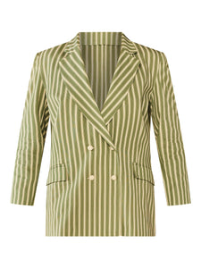 Meredith Blazer in Meadow Stripe