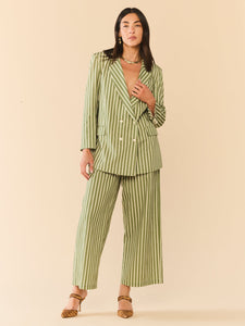 Meredith Blazer in Meadow Stripe