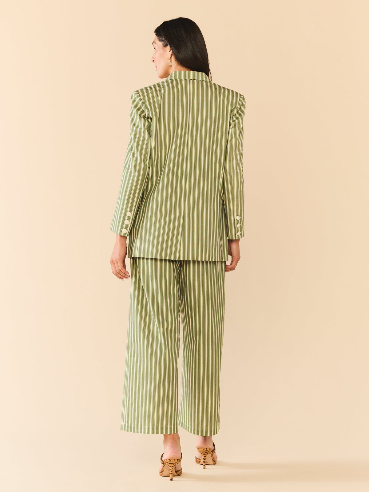 Meredith Blazer in Meadow Stripe