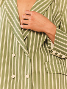 Meredith Blazer in Meadow Stripe