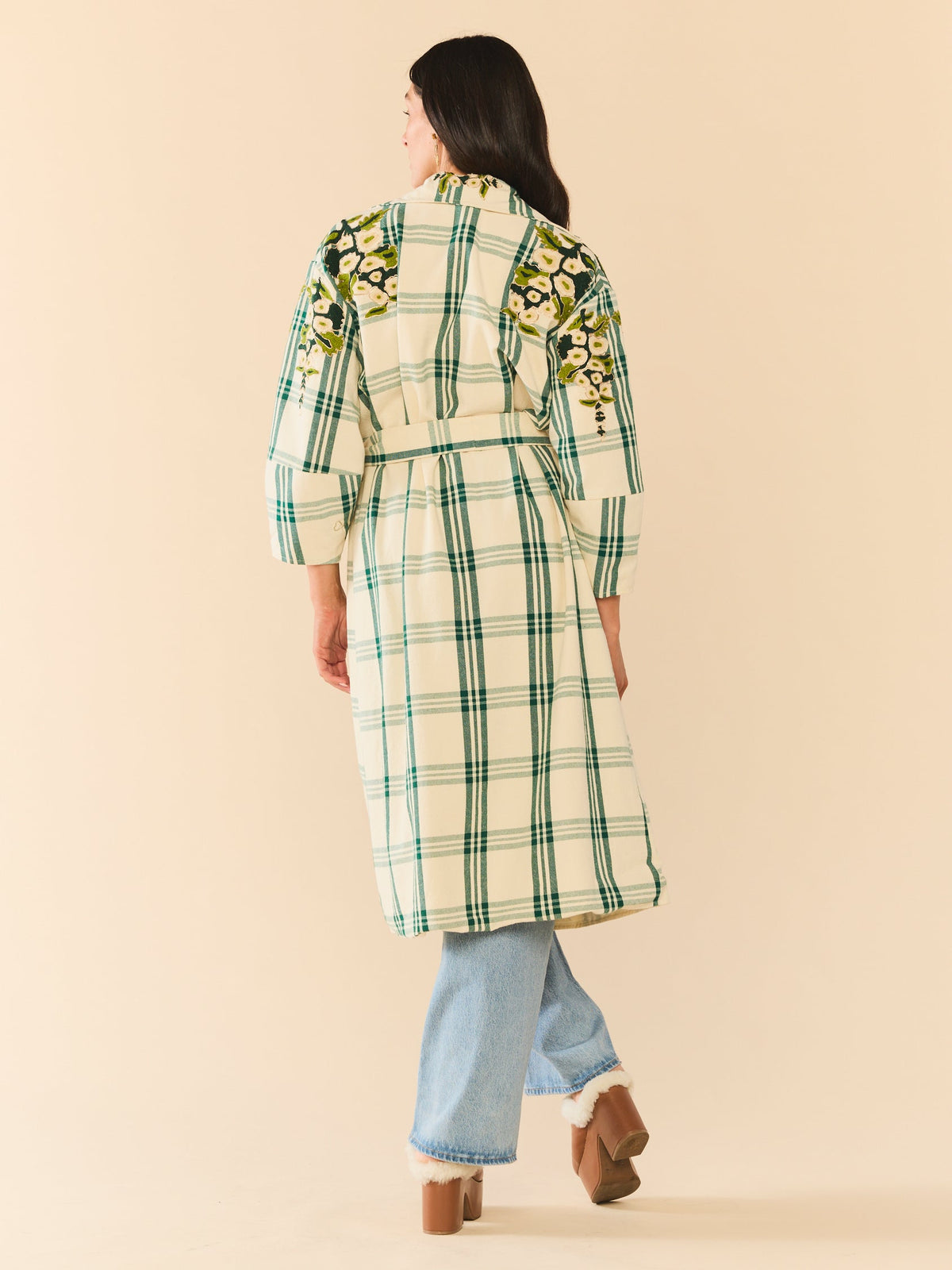 EDDY x Mckenzie Depinto Melly Jacket in Green Plaid & Floral
