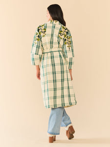 EDDY x Mckenzie Depinto Melly Jacket in Green Plaid & Floral