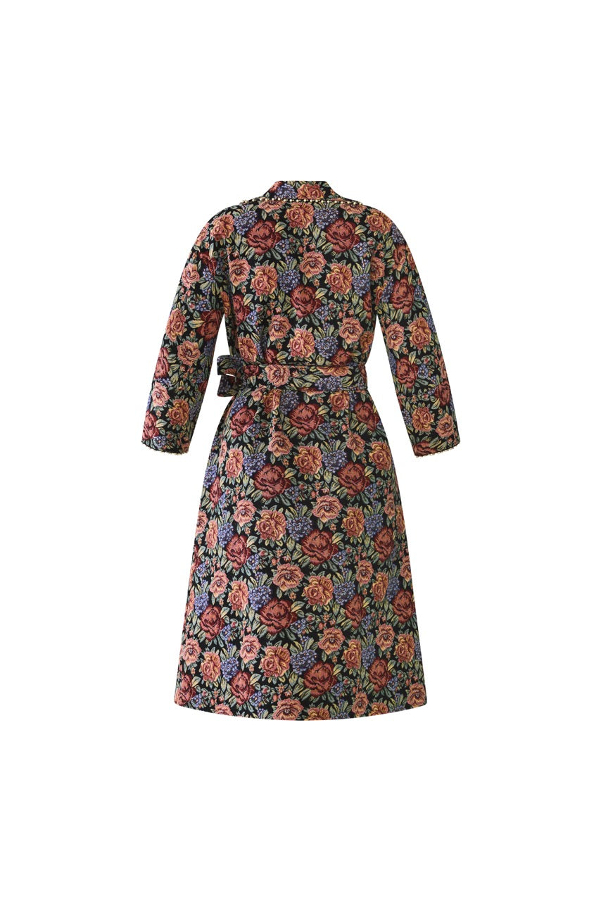 Palak Jacket in Black Rainbow Jacquard