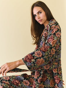 Palak Jacket in Black Rainbow Jacquard