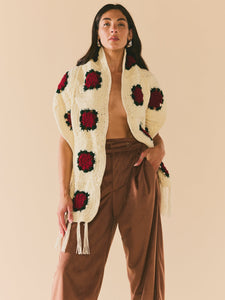 Round Top Rose Scarf