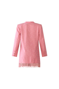 Alex Blazer Dress in Raspberry