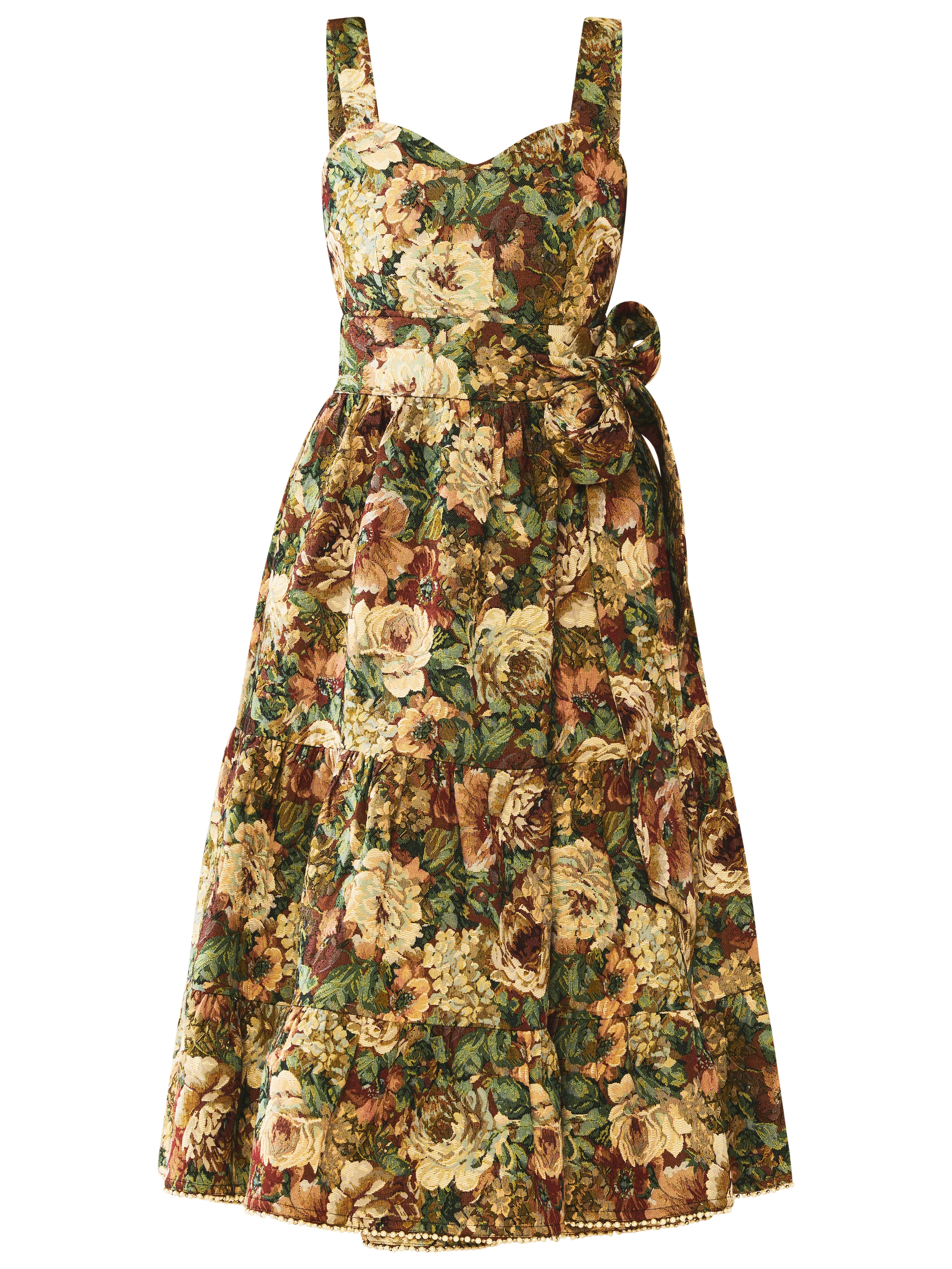 Tracy Set in Flora Floral Jacquard