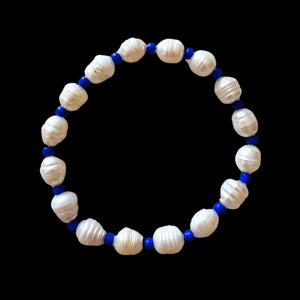 Blue Pearl Anklet