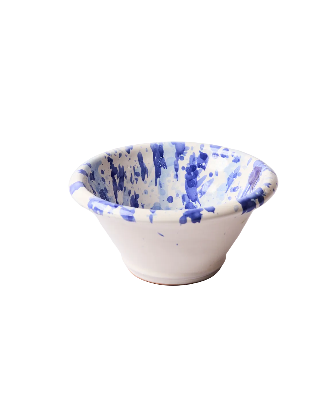 Montegranaro Blue & White Splatterware Mixing Bowl