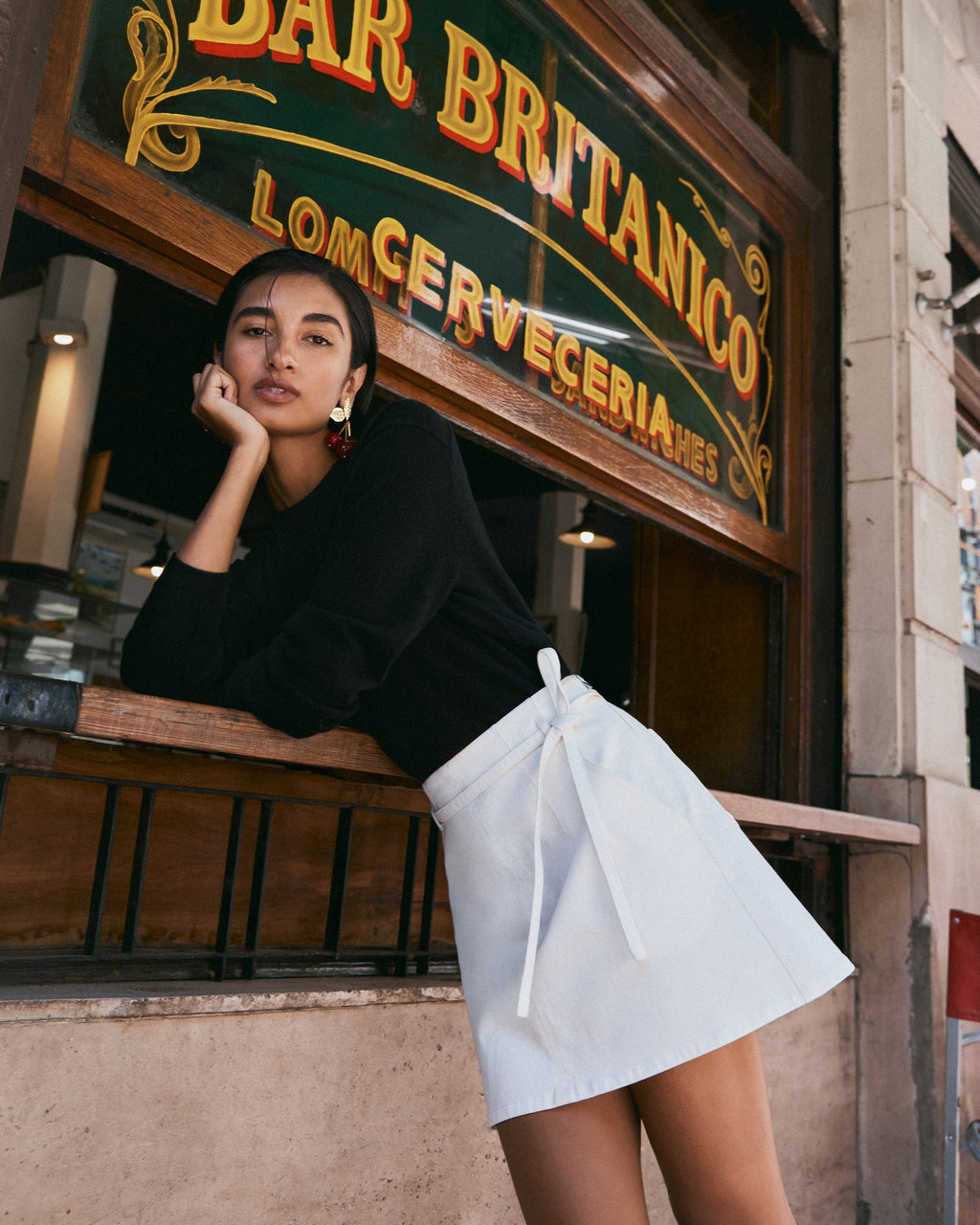 Annika Skirt in Chalk