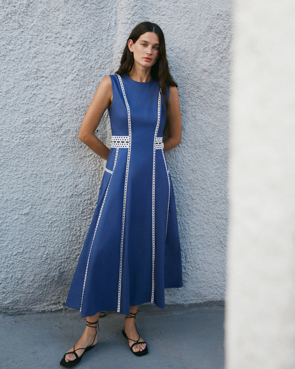 Sloane Dress in French Blue