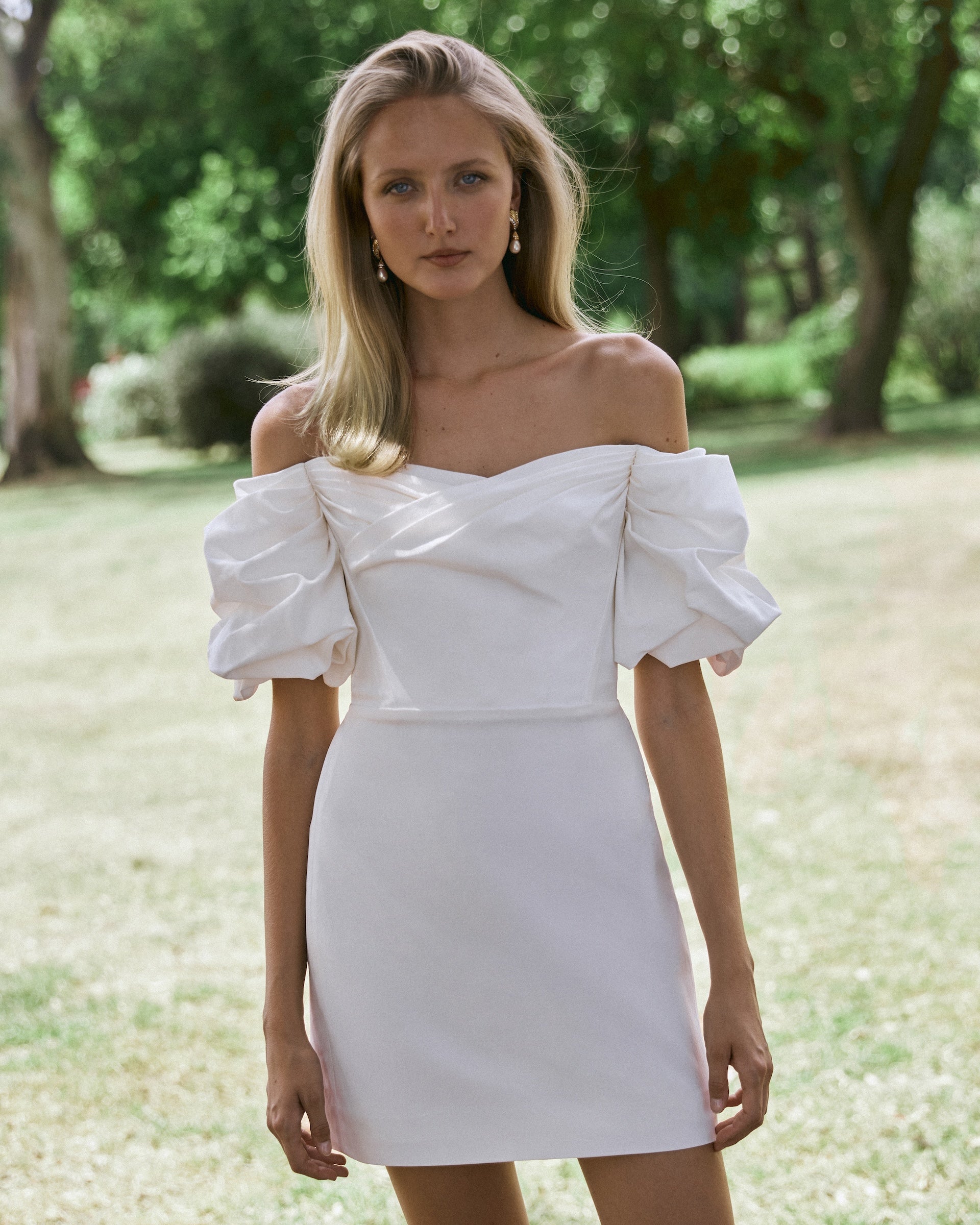 Mini Tess Dress in Ivory