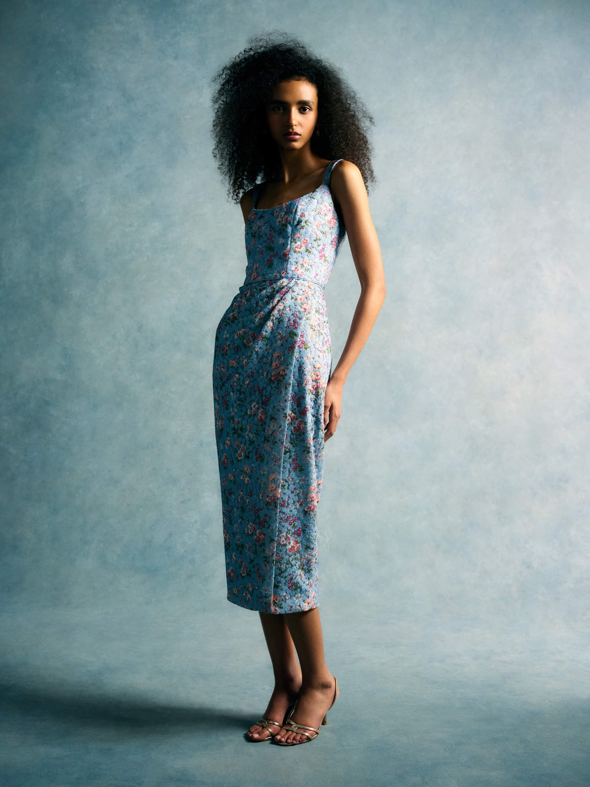 Marla Lace Wrap Skirt Midi Dress