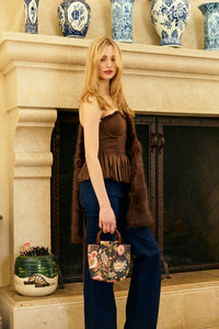 Pochette in Cocoa Rose
