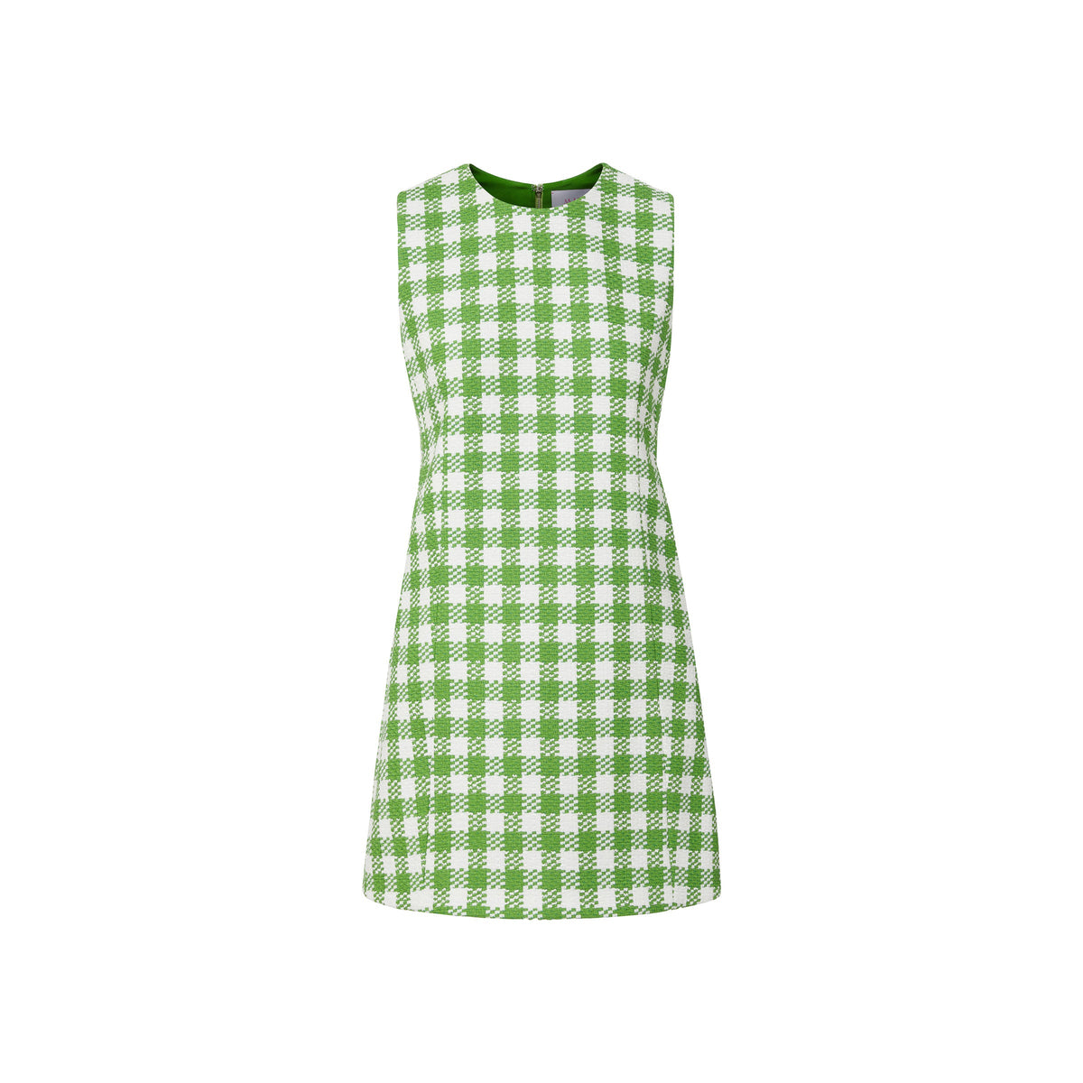 drew dress in greenwich tweed