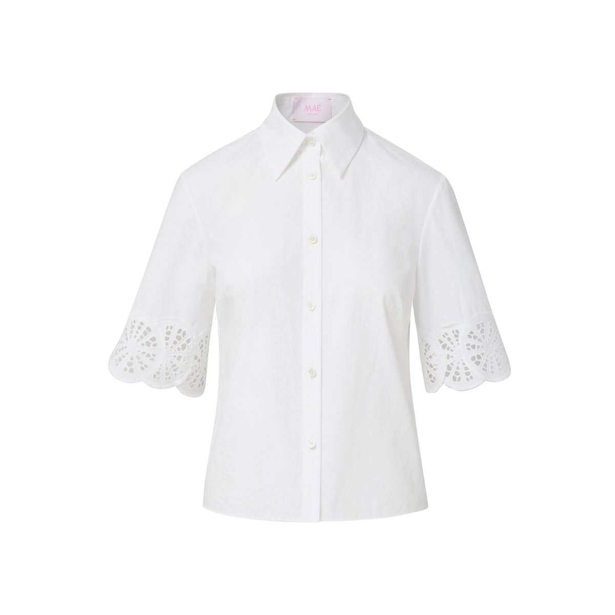 ivy top in lemon slice embroidered cotton