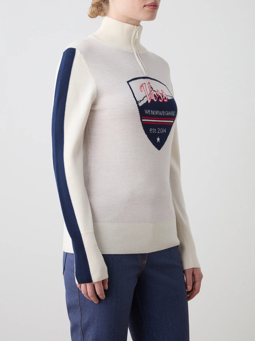 AfterSki Zip Up in Cream