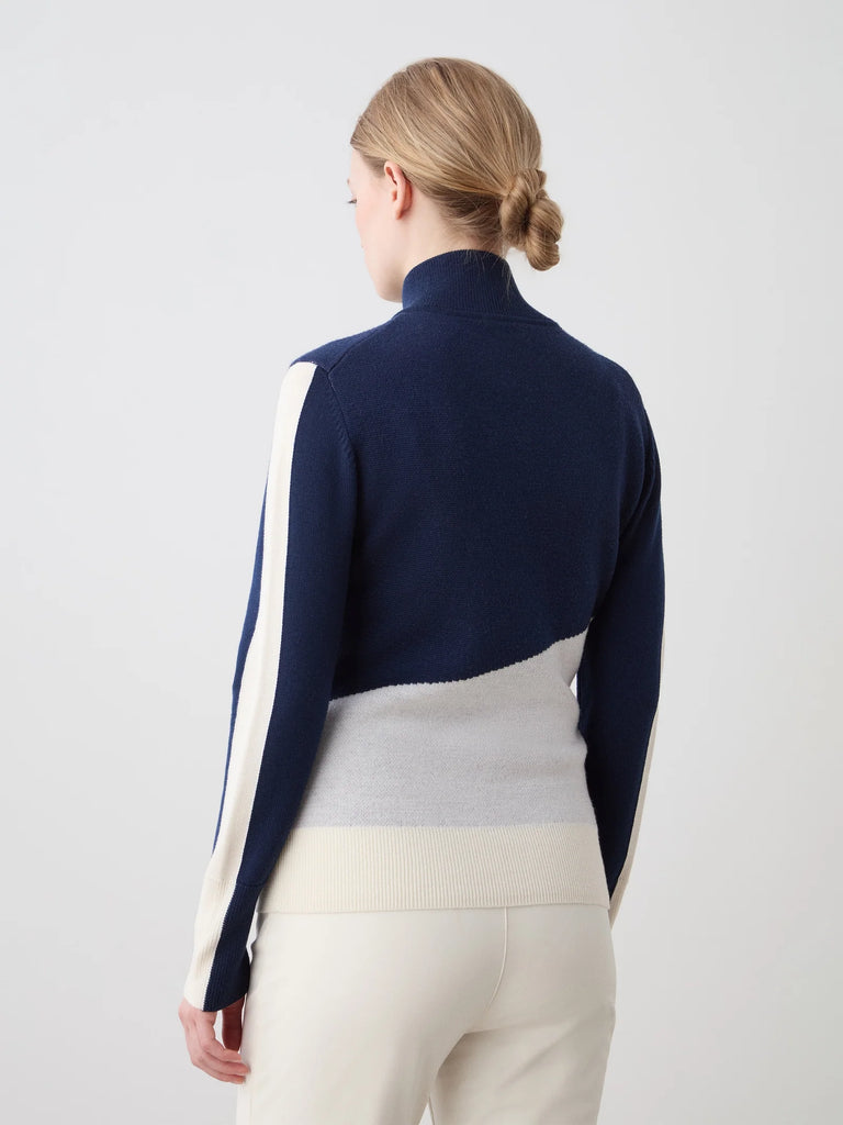 AfterSki Zip Up in Navy Blue