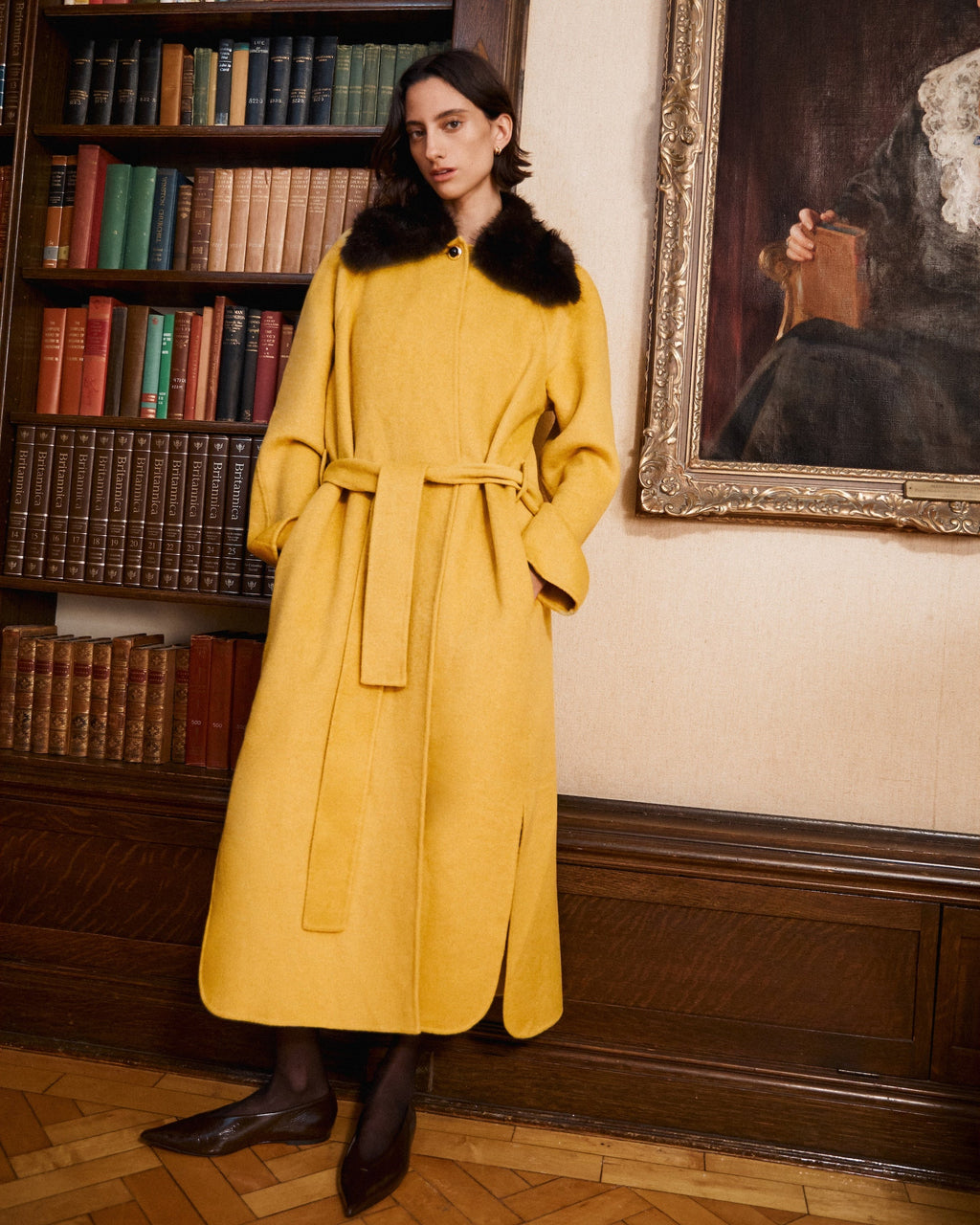 Milla Coat in Wheat