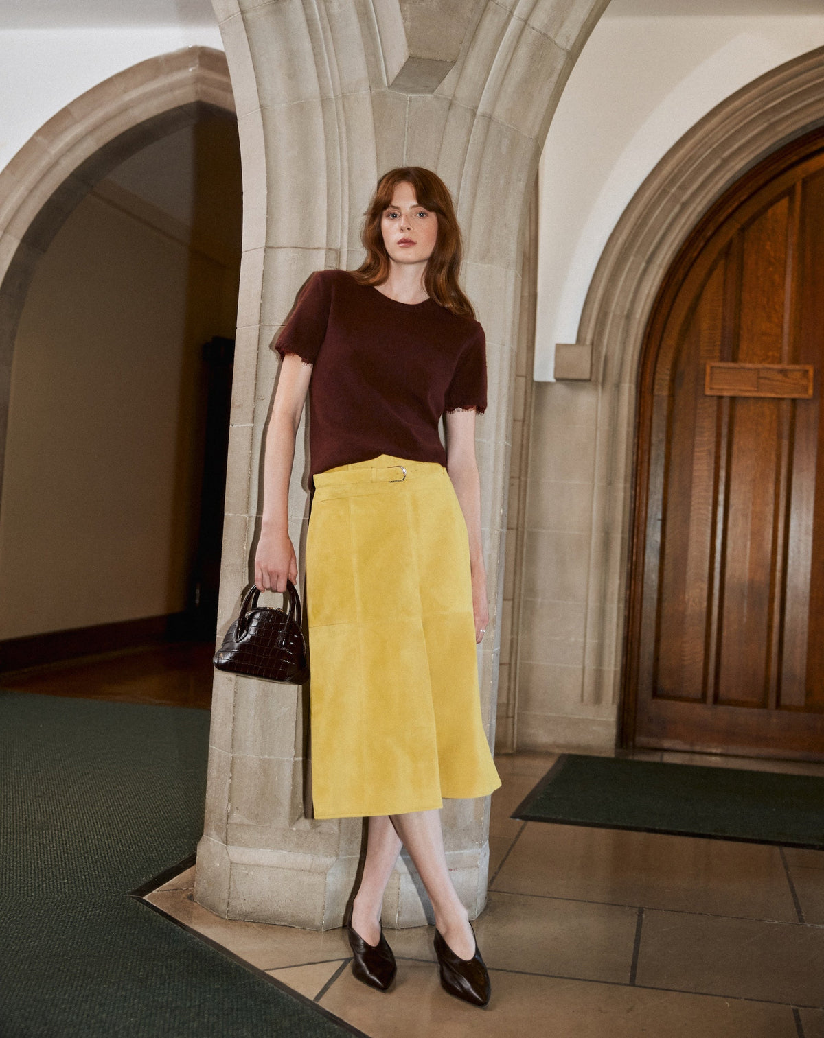 Beacon Skirt in Wheat