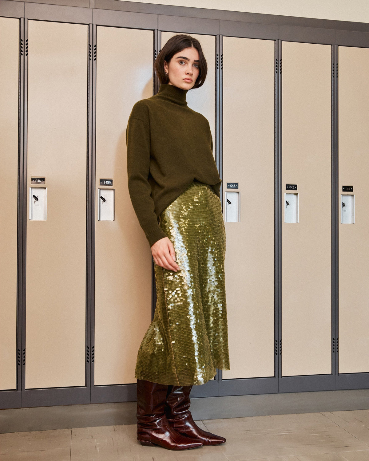 Kiah Skirt in Hazel