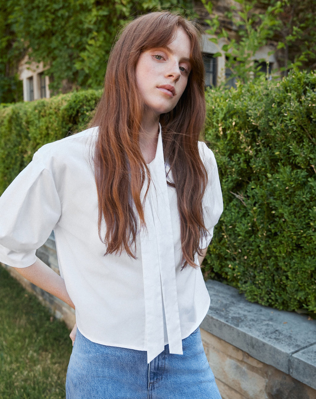 Anna Top in Optic White