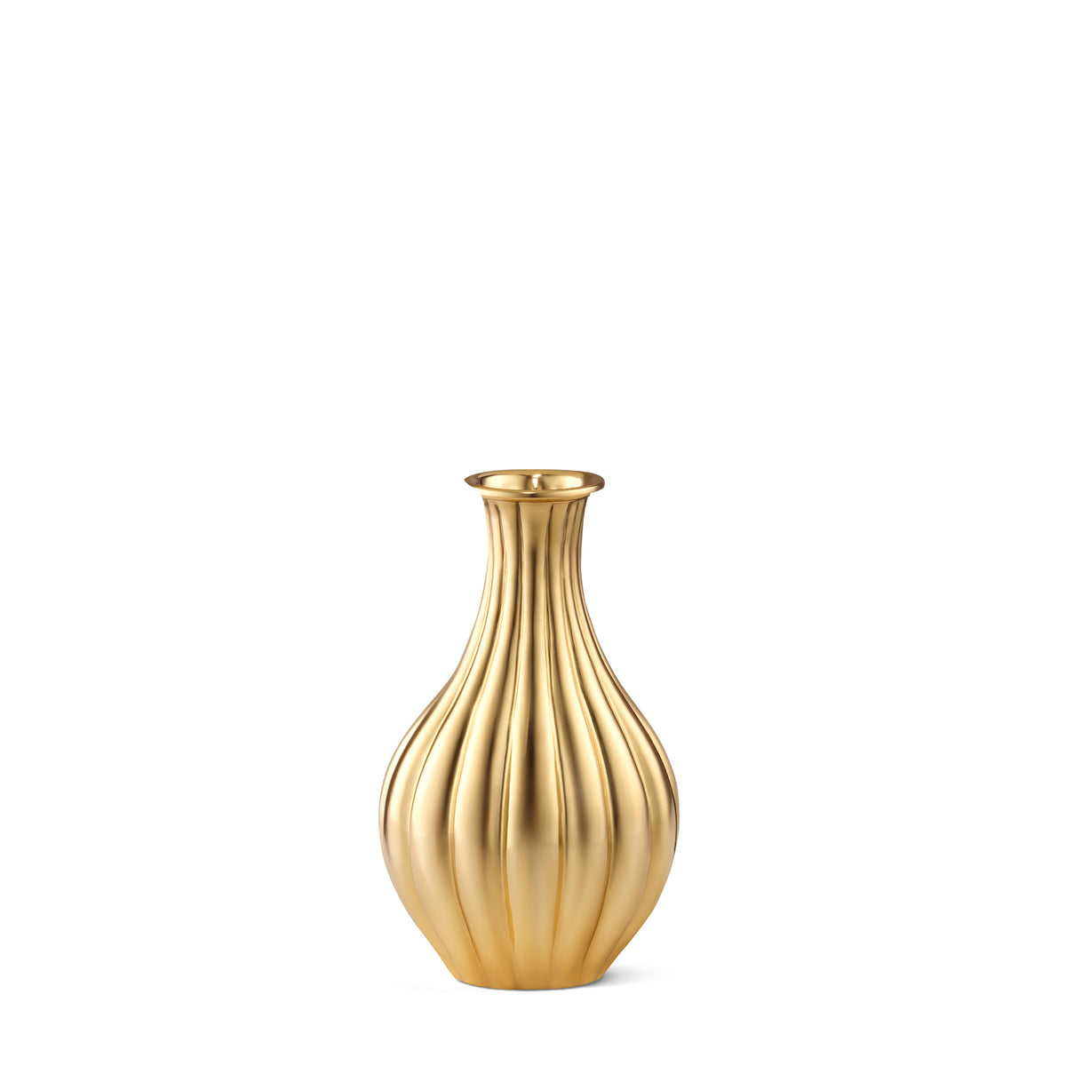 Reine Small Bud Vase in Brass