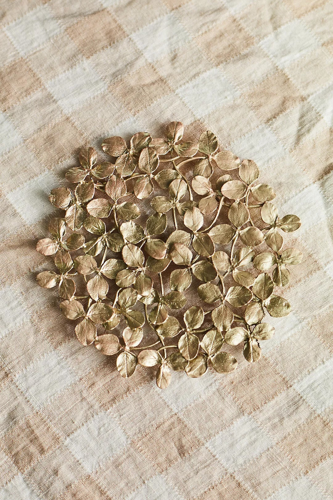 Clover Pewter Trivet