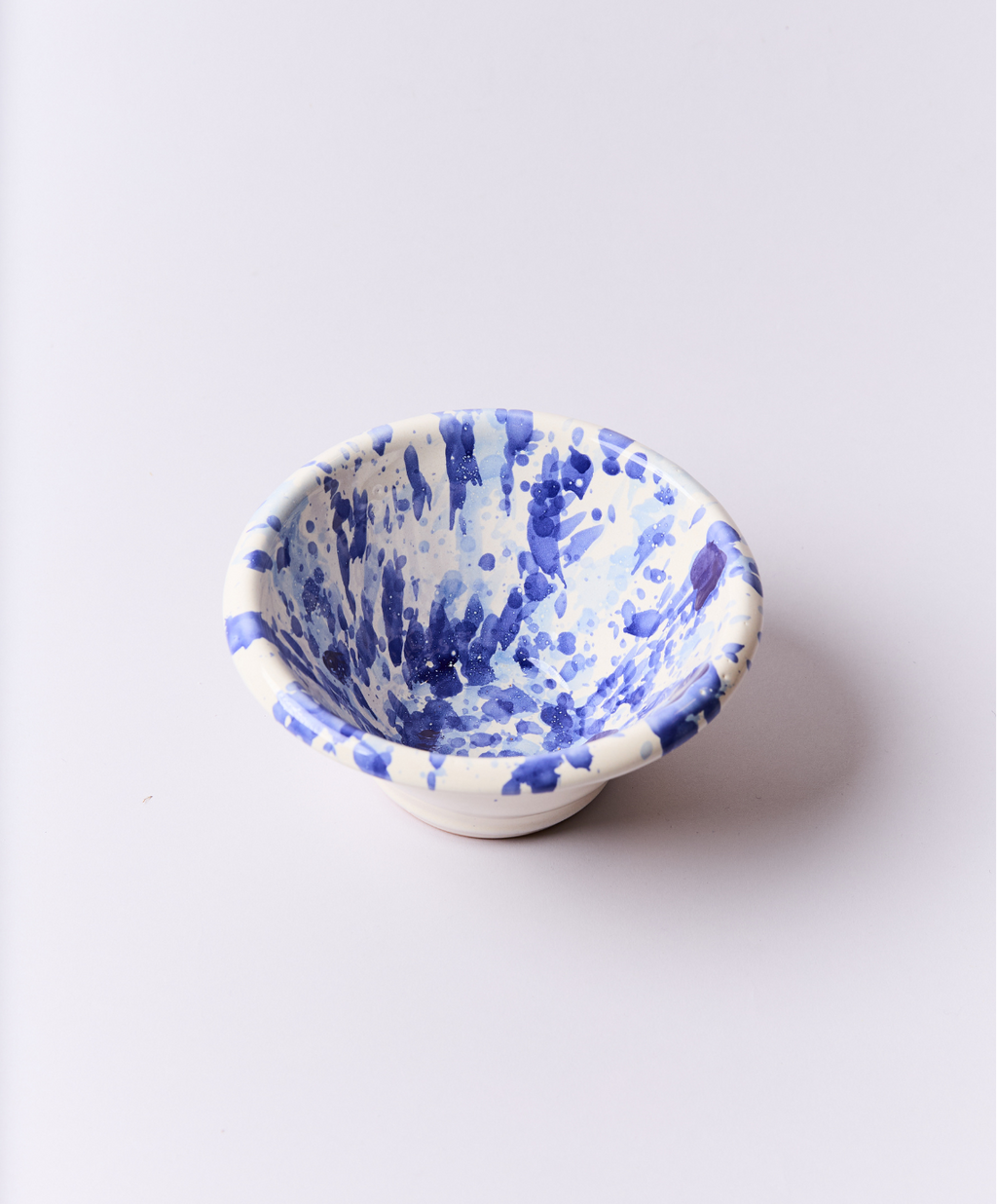 Montegranaro Blue & White Splatterware Mixing Bowl