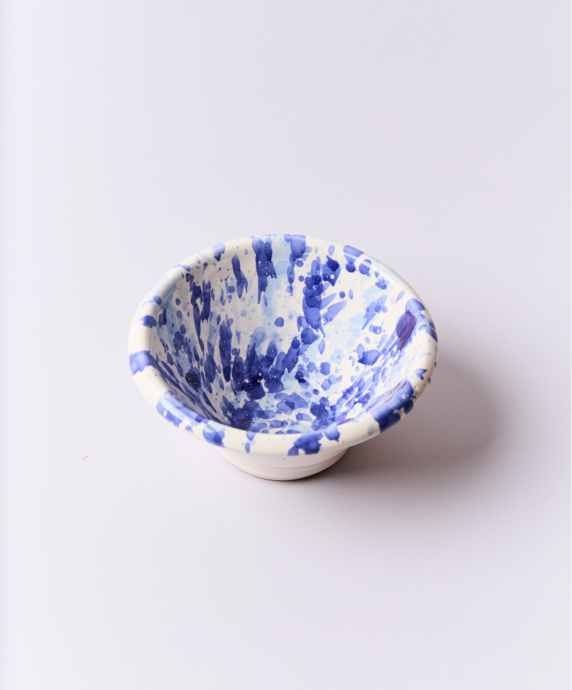 Montegranaro Blue & White Splatterware Mixing Bowl