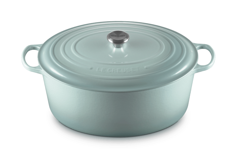 Signature Oval Dutch Oven in Sea Salt 15.5 qt.