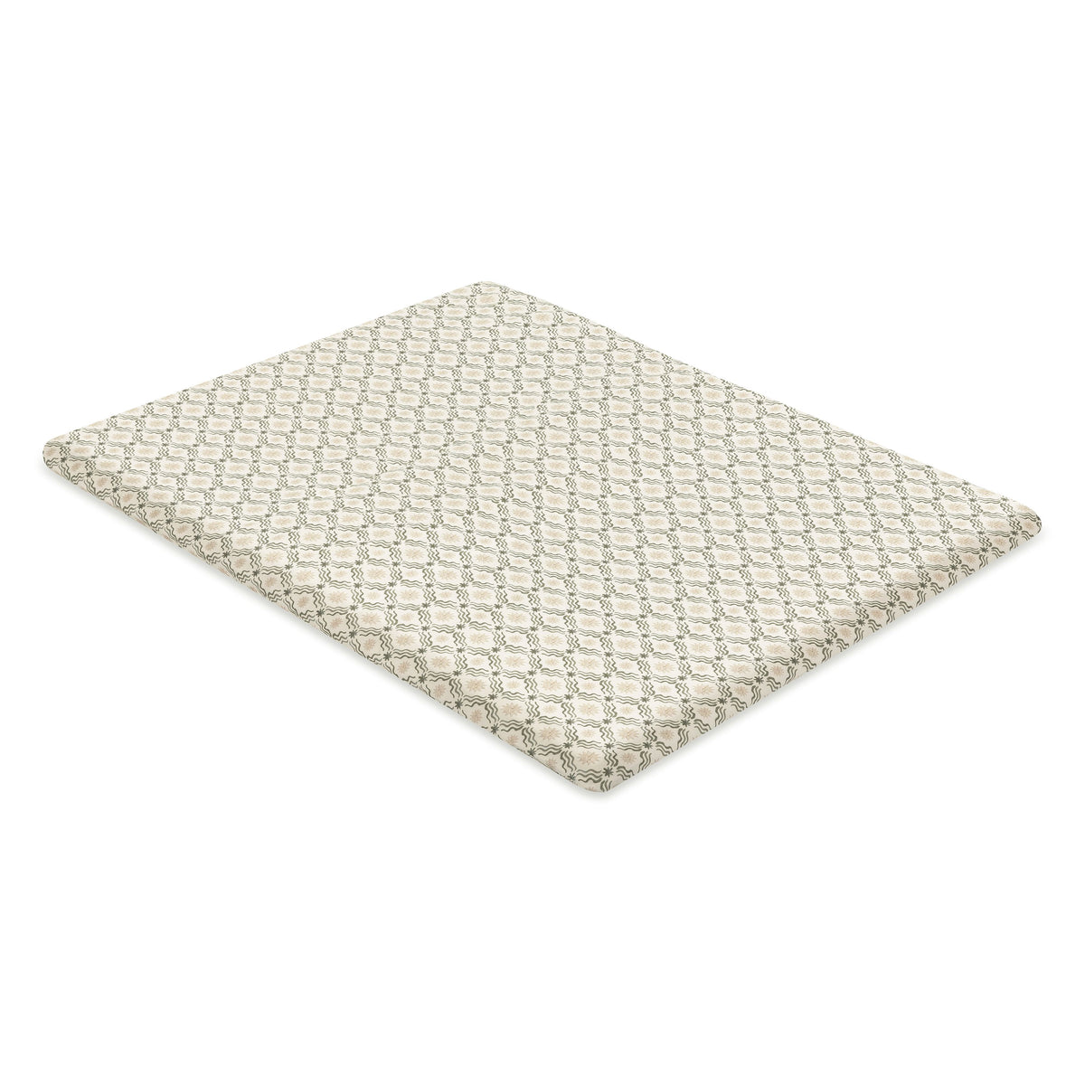 All-Stages® Midi Crib Sheet in GOTS Certified Organic Brushed Cotton by Nate Berkus in Juniper Star