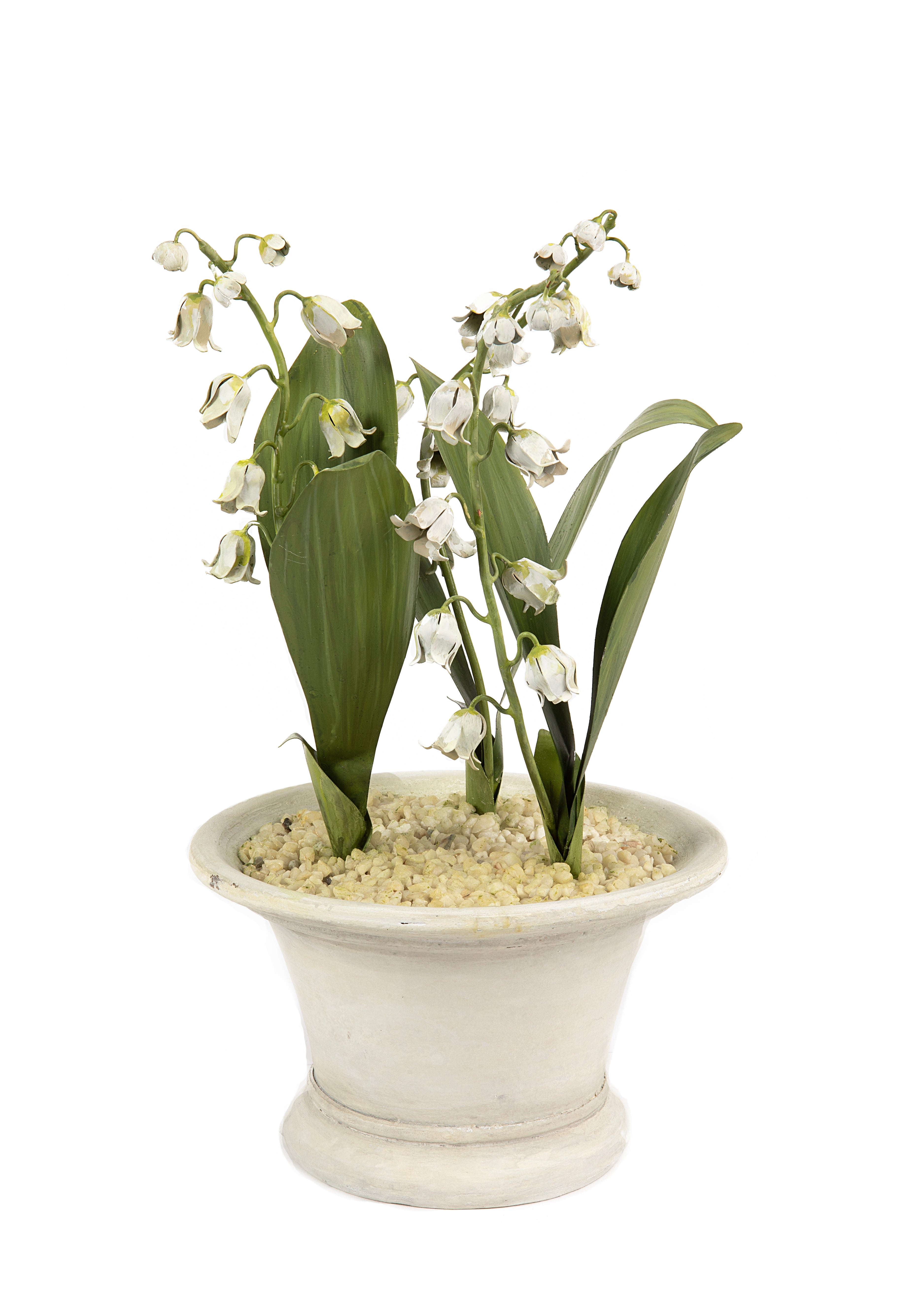 Tole Flower Multi-Stem Lily Of The Valley | Over The Moon