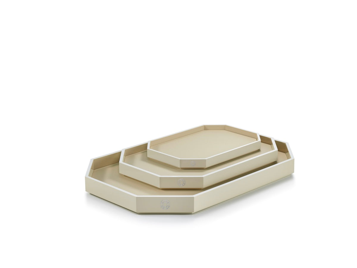Octogone Tray Small in Ivory